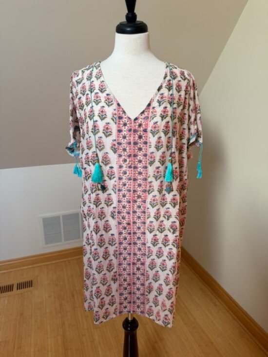 BELL Dresses & Skirts - BELL Tunic Kaftan Mini Dress